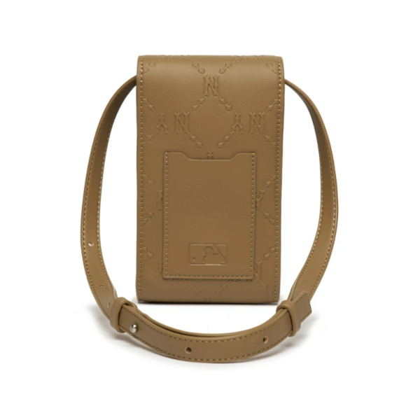 Túi MLB Monogram Diamond Emo Cell Phone Cross Bag NY Yankees 3ACRH041N-50BGD - Ảnh 3