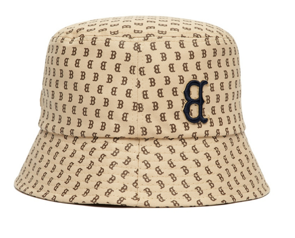 Mũ MLB Monogram Bucket Hat Boston Redsox 3AHTH201N-43BGS