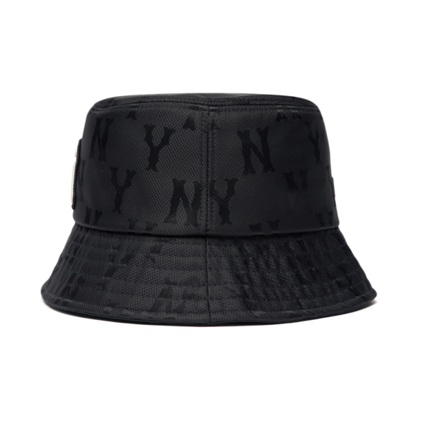 Mũ MLB Monogram Nylon Jacquard Hat Boston Red Sox Black 3AHTM021N-50BKS - Ảnh 4