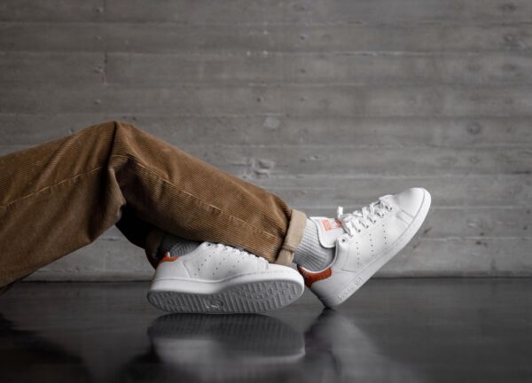 Giày Adidas Stan Smith 'White Semi Coral' EE5793 - Ảnh 4