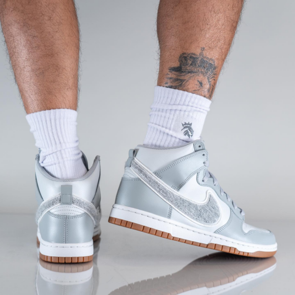 Giày Nike Dunk High Retro 'Light Smoke Grey' DR8805-003 - Ảnh 7