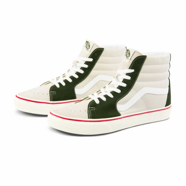 Giày Vans Sk8-Hi 'Retro Sport Marshmallow Kombu Green' VN0A4U3C2TZ - Ảnh 4