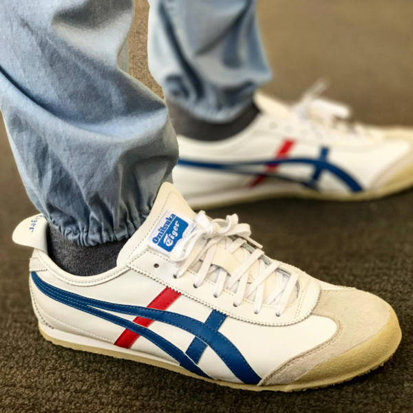 Giày Onitsuka Tiger Mexico 66 'White Blue' DL408-0146 - Ảnh 2