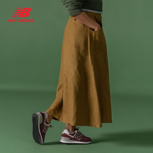Giày New Balance 574 Classic 'Burgundy' WL574EVM - Ảnh 3