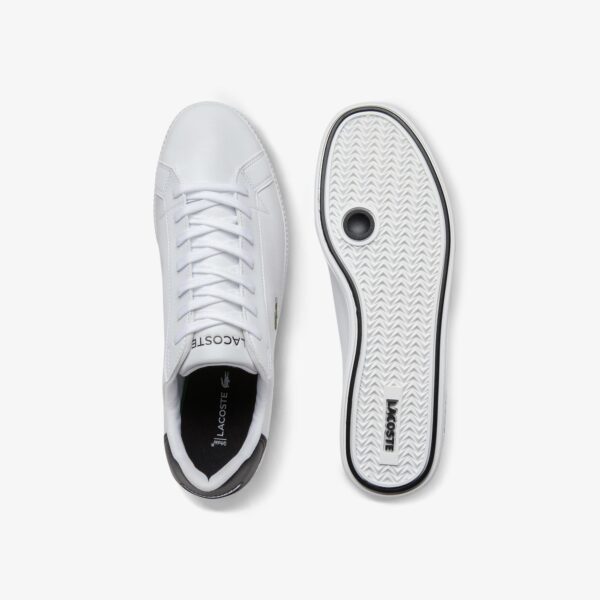 Giày Lacoste Grazie 2 SMA Leather White Black 740SMA0075-147 - Ảnh 4