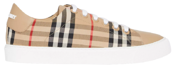 Giày Burberry Vintage Check Leather Beige 80172491
