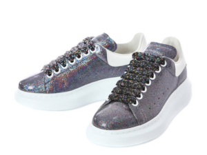 Alternative view of Giày Alexander McQueen 'Bright Olo Glitter' 558944 W4LW1 8483
