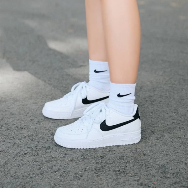 Giày Nike Air Force 1 GS 'White Black' CT3839-100 - Ảnh 6
