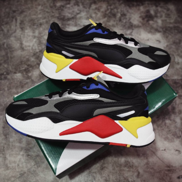 Puma RS-X³ Millenium Puma Black High Risk Red 37323611 - Ảnh 5