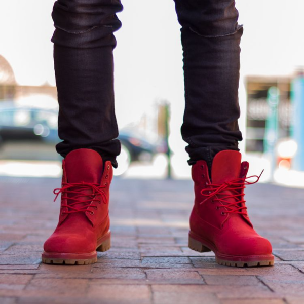 Giày Timberland 6 Inch Premium 'Dark Red' - Ảnh 3