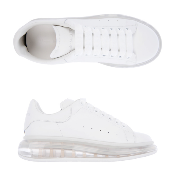 Giày Alexander McQueen 'Clear Sole White' 611698-WHX98-9000 - Ảnh 6