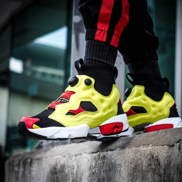 Giày Reebok InstaPump Fury Ultraknit OG Black Hypergreen BS6367 - Ảnh 3