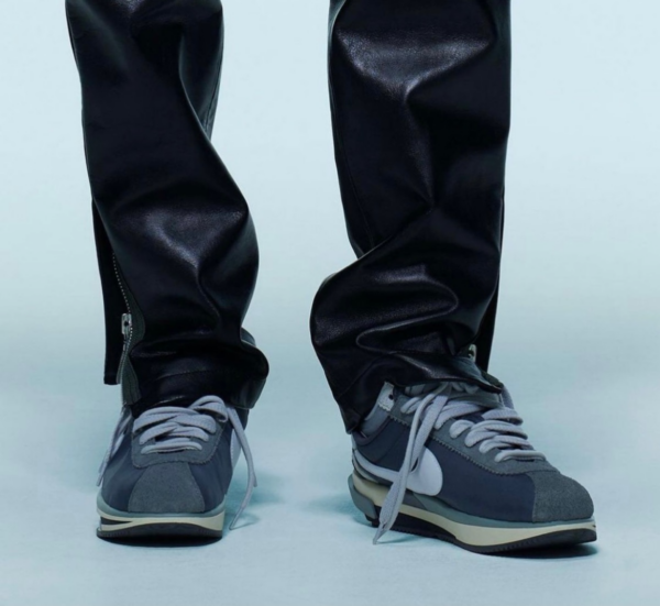 Giày Nike Zoom Cortez SP 'Sacai Iron Grey' DQ0581-001 - Ảnh 3