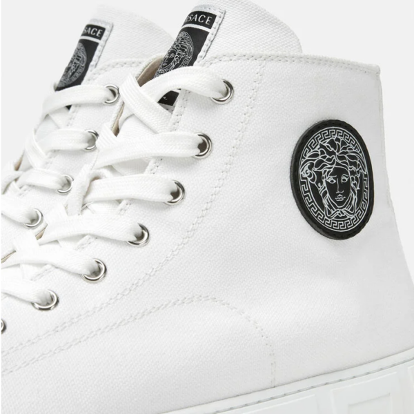 Giày Versace Greca High Top Trainers 'White' DSU8403-DTE3G-D01P - Ảnh 2