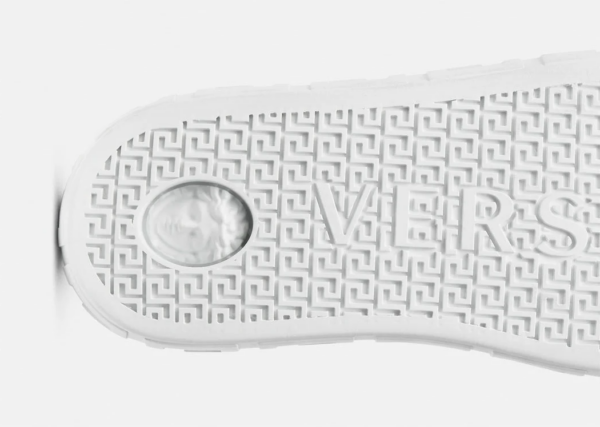 Giày Versace Greca High Topp Trainers White DST643D-DTE3G-D01P - Ảnh 2