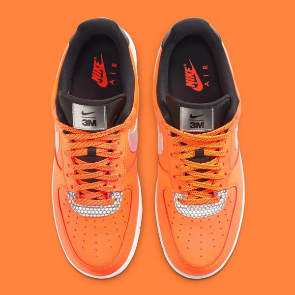 Giày Nike 3M x Air Force 1 '07 SE 'Total Orange' CT2299-800 - Ảnh 2