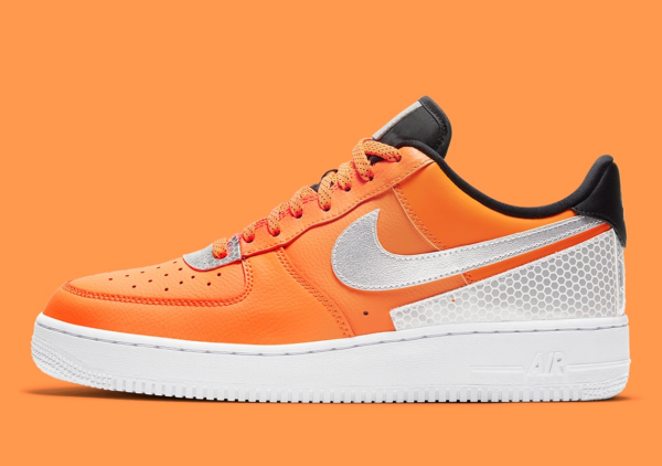 Giày Nike 3M x Air Force 1 '07 SE 'Total Orange' CT2299-800 - Ảnh 5