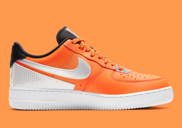 Giày Nike 3M x Air Force 1 '07 SE 'Total Orange' CT2299-800 - Ảnh 4