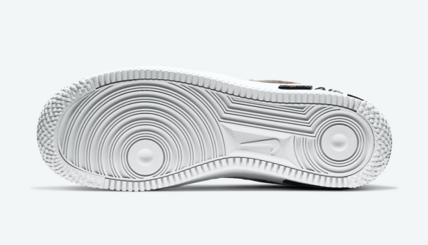 Giày Nike 3M x Air Force 1 Low Grey Vibrant Orange CT3316-002 - Ảnh 7