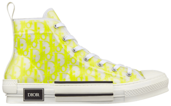 Giày Dior B23 High Dior Oblique White Yellow 3SH118YNT H160