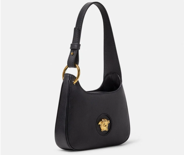 Túi Versace La Medusa Small Hobo Black 1000802-DVIT3T-1B00V - Ảnh 5