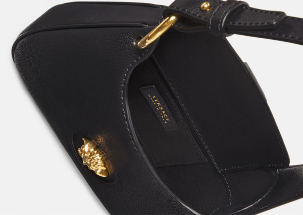 Túi Versace La Medusa Small Hobo Black 1000802-DVIT3T-1B00V - Ảnh 3