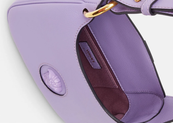 Túi Versace La Medusa Small Hobo Lilac 1000802-DVIT3T-1L59V - Ảnh 6