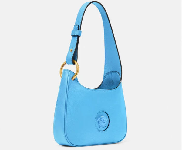 Túi Versace La Medusa Small Hobo DV Blue 1000802-DVIT3T-1U38V - Ảnh 4