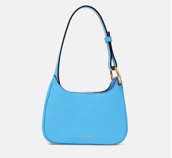 Túi Versace La Medusa Small Hobo DV Blue 1000802-DVIT3T-1U38V - Ảnh 3