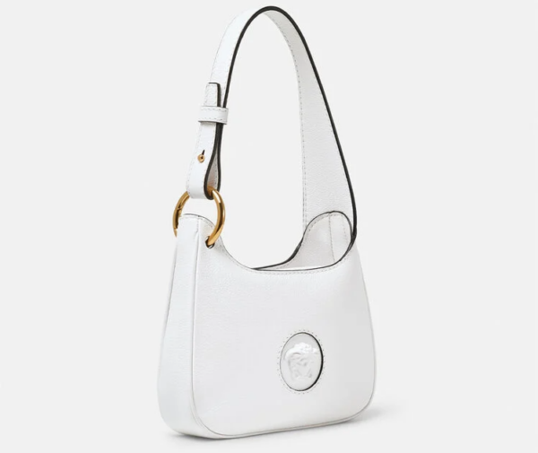 Túi Versace La Medusa Small Hobo White 1000802-DVIT3T-1W04V - Ảnh 4