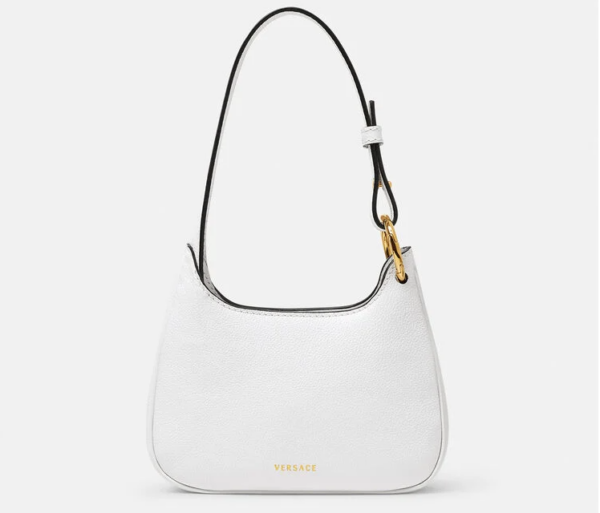 Túi Versace La Medusa Small Hobo White 1000802-DVIT3T-1W04V - Ảnh 5