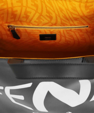 Alternative view of Túi Fendi Shopper With White Logo 'Black' 7VA390-AFSS-F1DG7