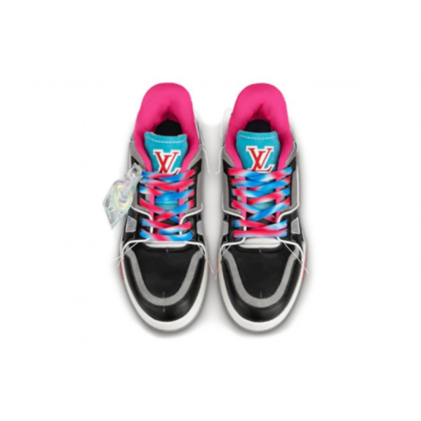 Giày Louis Vuitton LV Trainers 'Purple Black' 1A8Q9N - Ảnh 2