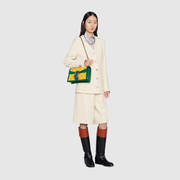 Túi Gucci Dionysus GG 'Yellow Green' Leather ‎400249-UGMBN-7263 - Ảnh 5