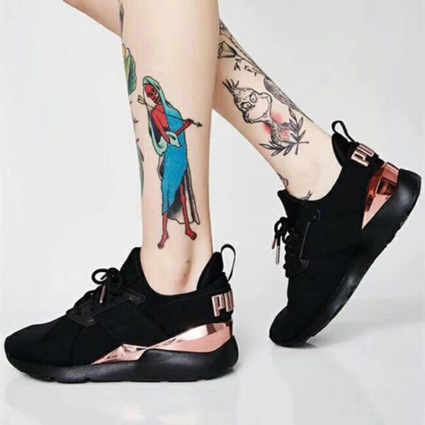 Giày PUMA Muse Metal 'Rose Gold' 367047-01 - Ảnh 2