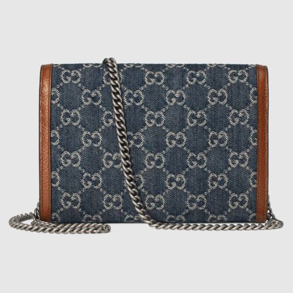 Túi Gucci Dionysus Mini Chain Bag Blue 401231 2KQFN 4483 - Ảnh 3