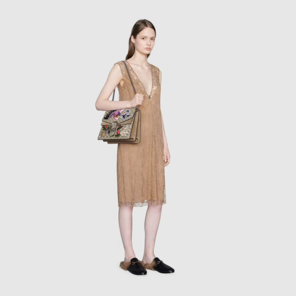 Túi Gucci 2016 Re-Edition Dionysus Bag 403348-KWZRR-9904 - Ảnh 7