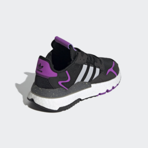 Alternative view of Giày Adidas Nite Jogger 'Black Purple' FX6903