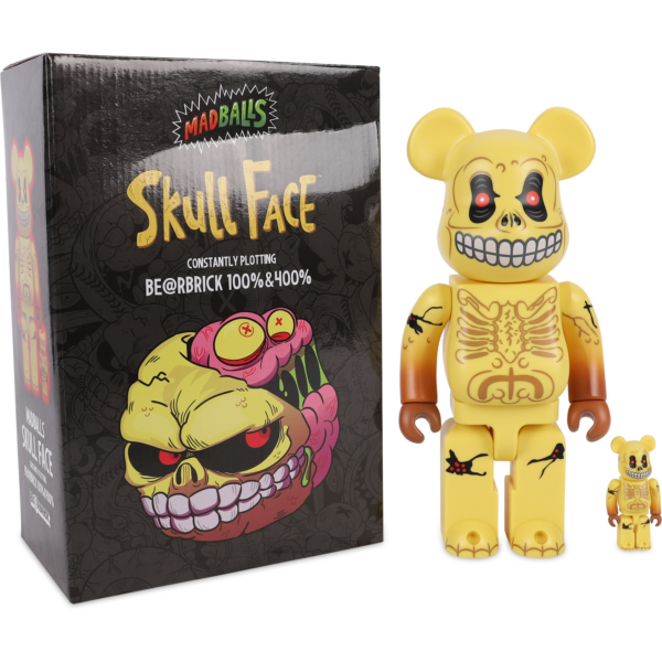 Mô Hình Bearbrick Skull Face - Ảnh 2