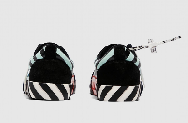 Giày Off-White Vulc Sneaker Low Black Green OMIA085R21LEA006-1045 - Ảnh 5