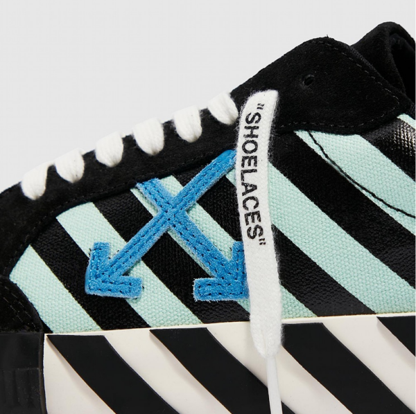 Giày Off-White Vulc Sneaker Low Black Green OMIA085R21LEA006-1045 - Ảnh 2