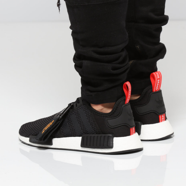 Giày Adidas NMD R1 Core Black Solar Orange B37621 - Ảnh 6