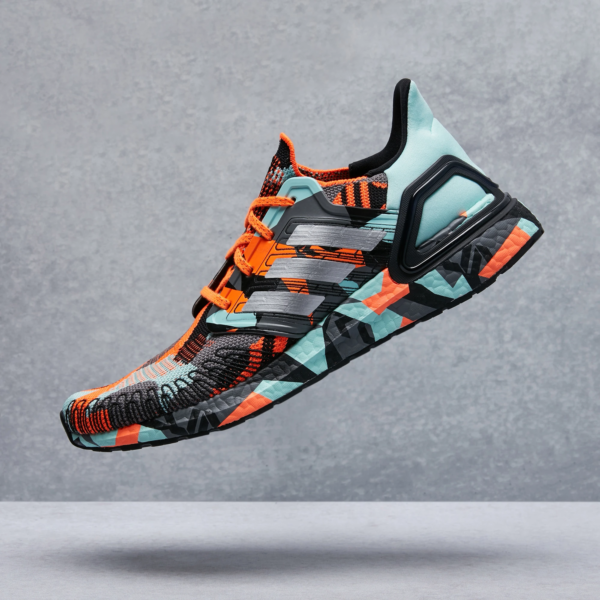 Giày Adidas UltraBoost 20 'Geometric Pack Signal Orange Mint' FV8359 - Ảnh 4