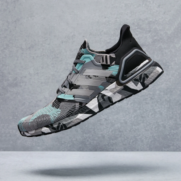 Giày Adidas UltraBoost 20 Geometric Pack 'Black Frost Min' FV8328 - Ảnh 2