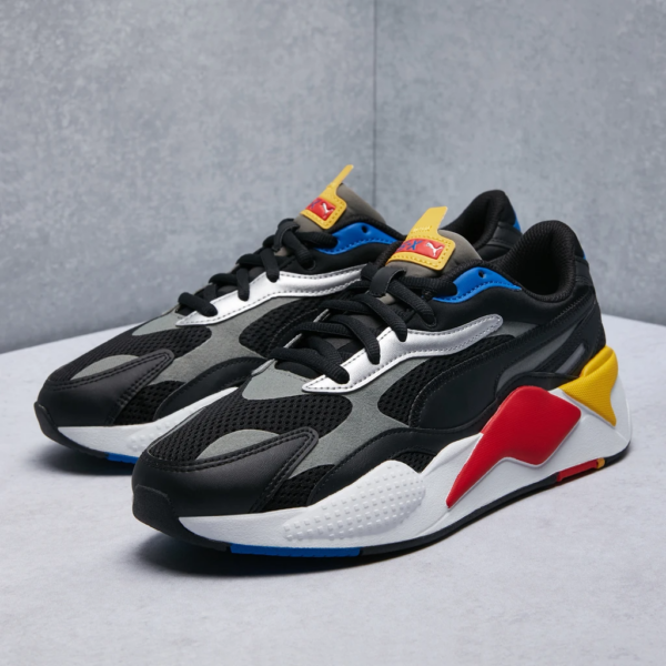 Puma RS-X³ Millenium Puma Black High Risk Red 37323611 - Ảnh 3