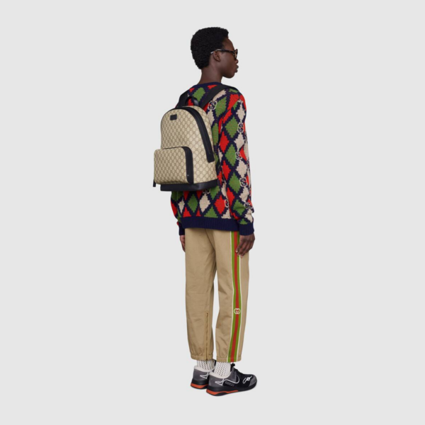 Balo Gucci GG Supreme Backpack 406370 KLQAX 9772 - Ảnh 3