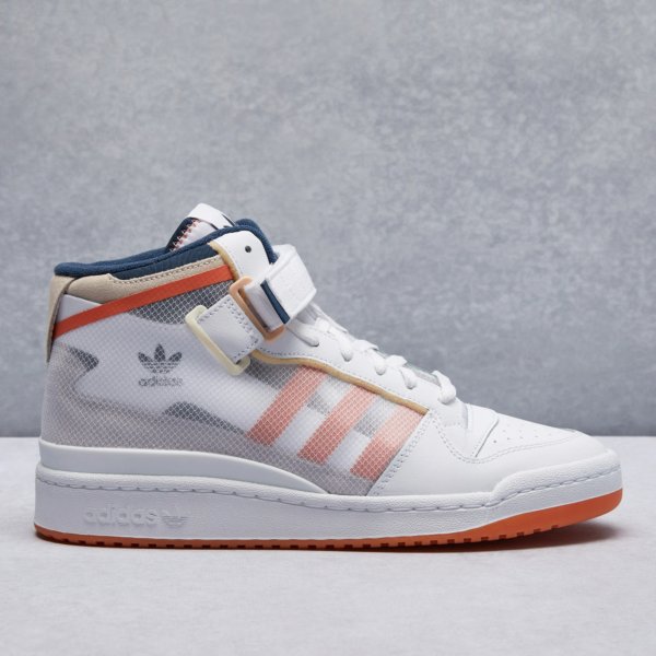 Giày Adidas Forum Mid TT 'White Acid Orange' FY4707 - Ảnh 2