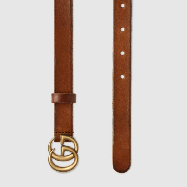 Thắt Lưng Gucci Women's Marmont Double G Buckle Belt 409417-CVE0T-2535 - Ảnh 4