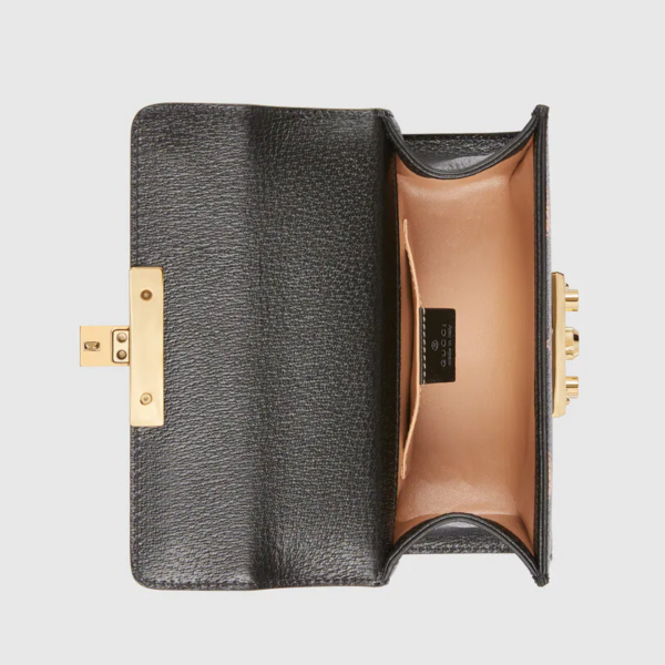 Túi Gucci Padlock Small Berry Shoulder Black Leather 409487-1T5ZG-1170 - Ảnh 2