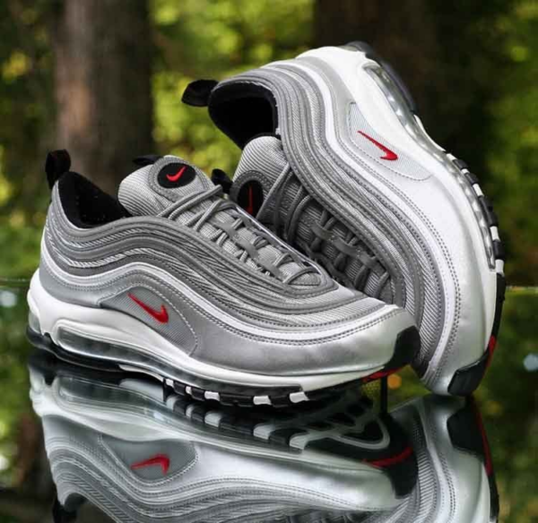 Giày Nike Air Max 97 OG QS 'Silver Bullet' 884421-001 - Ảnh 4